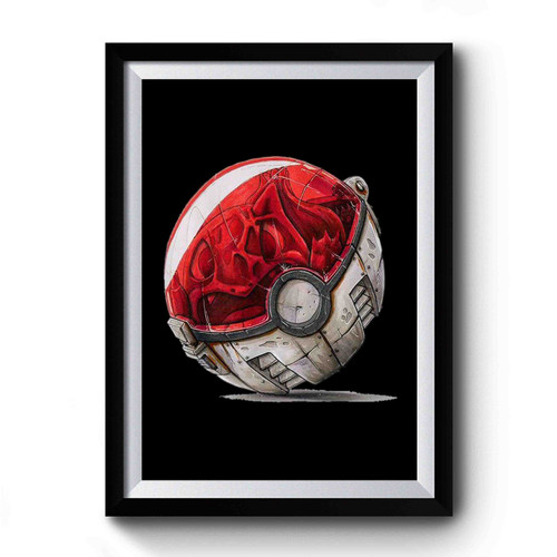 Pokemon Bulbasaur Out From Pokeball Premium Poster