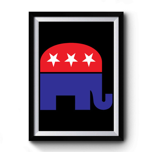 Republican Elephant Logo Donald Trump Premium Poster