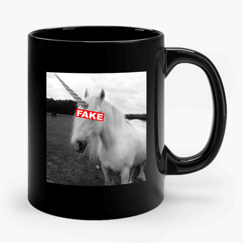Unicorn Fake Real Einhorn Funny Cute Ceramic Mug