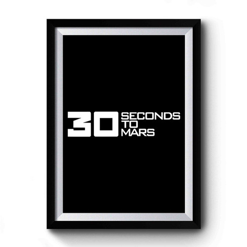 Thirty Seconds To Mars 30 Seconds To Mars Logo Premium Poster