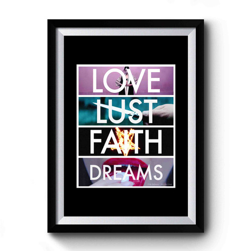 Thirty Seconds To Mars Love Faith Dreams Premium Poster