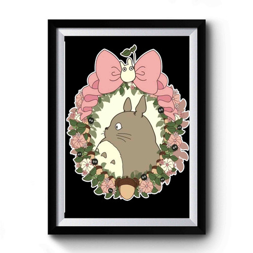 Totoro Kawaii Premium Poster