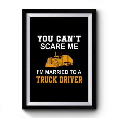 Trucker Wife Premium Poster