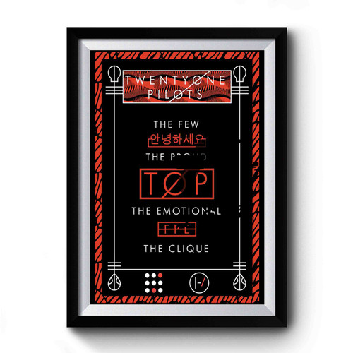 Twenty One Pilots The Proud Logo Premium Poster