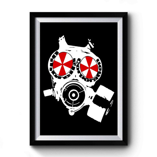 Umbrella Gasmasker Resident Evil Premium Poster