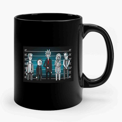 Usual Suspects Rick And Morty Ceramic Mug