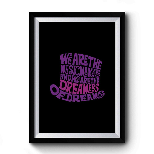Willy Wonka Hat Premium Poster