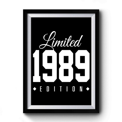 1989 Limited Edition 27th Birthday Party Premium Poster