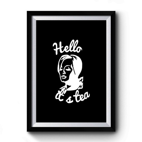 Adele Hello It's Tea 2 Premium Poster