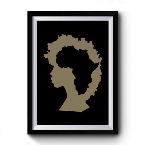 Afro Natural Hair Premium Poster