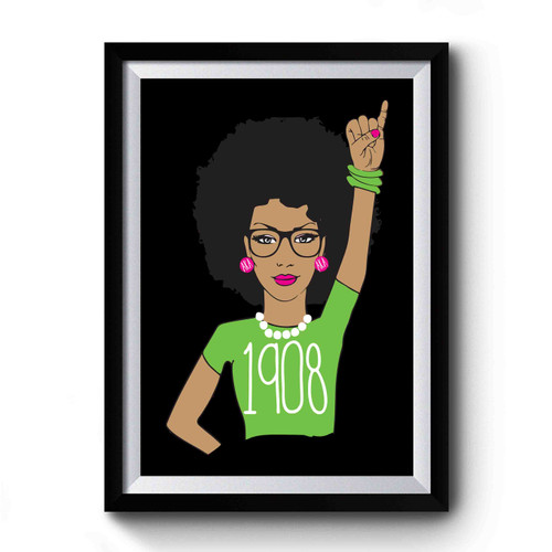Alpha Kappa Alpha Sorority 1908 Sisterhood Devine Nine Premium Poster