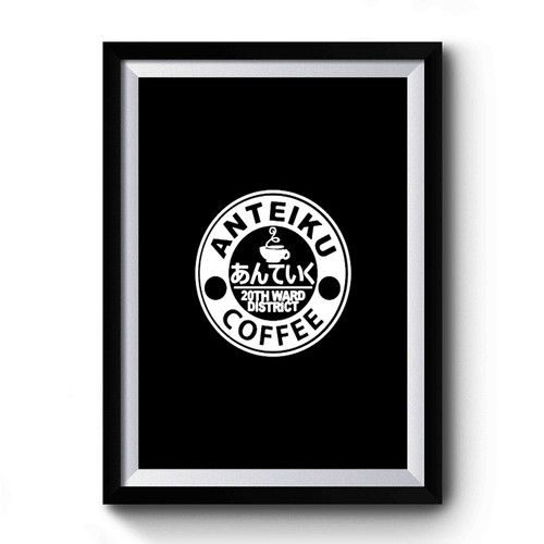 Anteiku Coffee 20th Ward District Anime Tokyo Ghoul Inspired Premium Poster