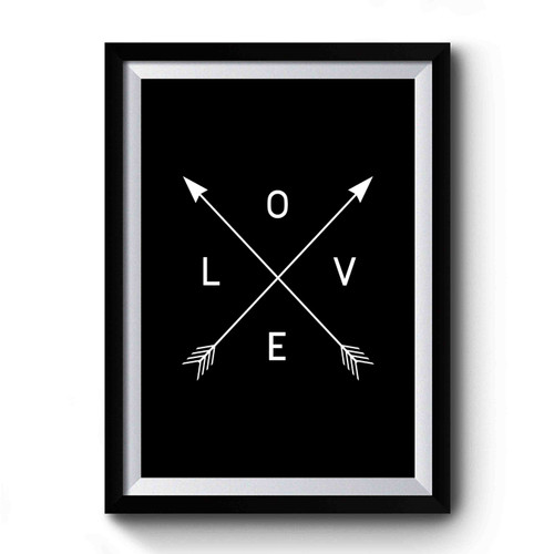 Arrow Love Motivational Quotes Inspirational Premium Poster