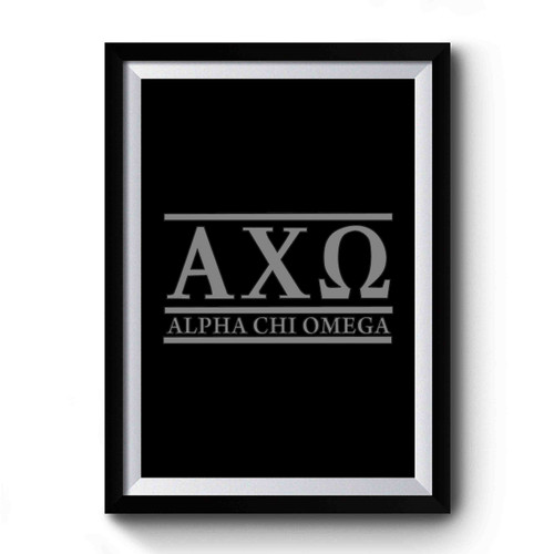 AXO Alpha Chi Omega Premium Poster