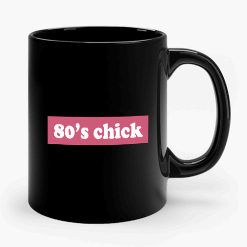 Vintage 80's Chick Red Box Logo Ceramic Mug