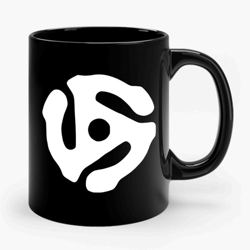 Vinyl Record 45 Rpm Dj Music Ceramic Mug