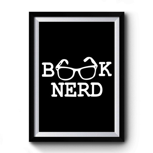 Book Nerd Funny I'd Rather Be Reading Books Geek Nerd Premium Poster