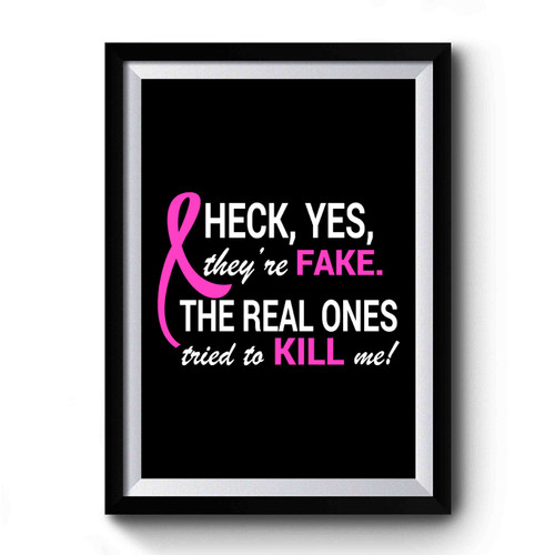 Breast Cancer Awareness Breast Cancer Ribbon Breast Cancer Premium Poster