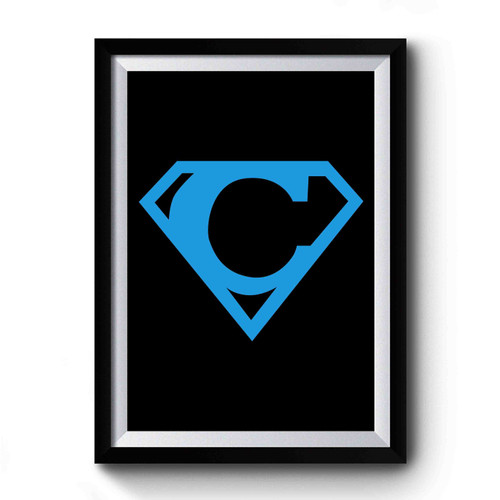 Carolina Panthers Cam Newton Superman Premium Poster
