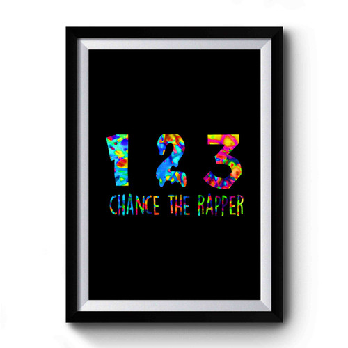 Chance The Rapper Red Premium Poster