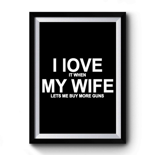 CRISTMAS GIFT FOR DAD GUNS Premium Poster