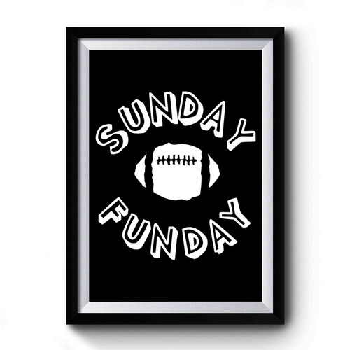 Denver Broncos Sunday Funday Footbal Premium Poster