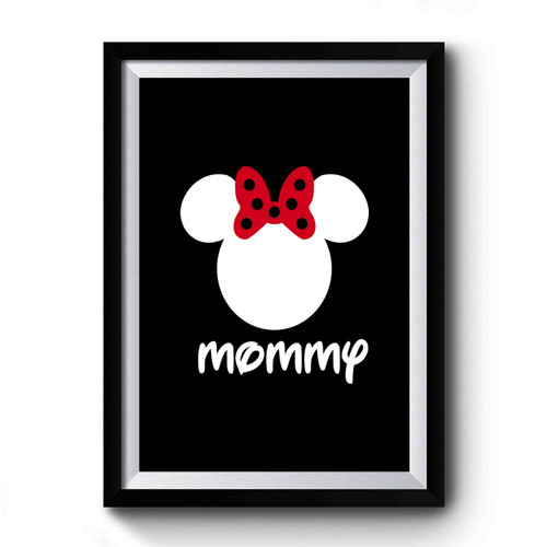 Disney Minnie Ears Mickey Ears Disney Family Disney Princess Minnie Mouse Bow Premium Poster