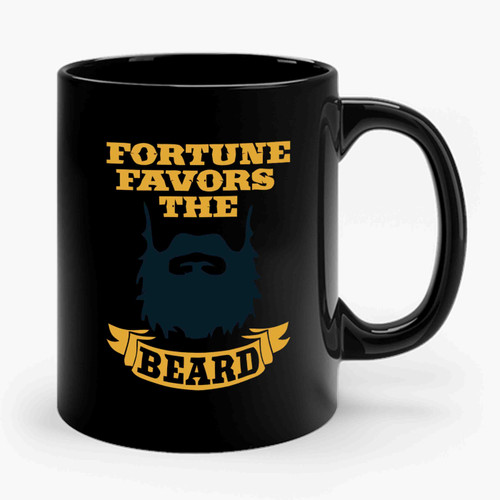 Beard Fortune Favors The Beard Ceramic Mug