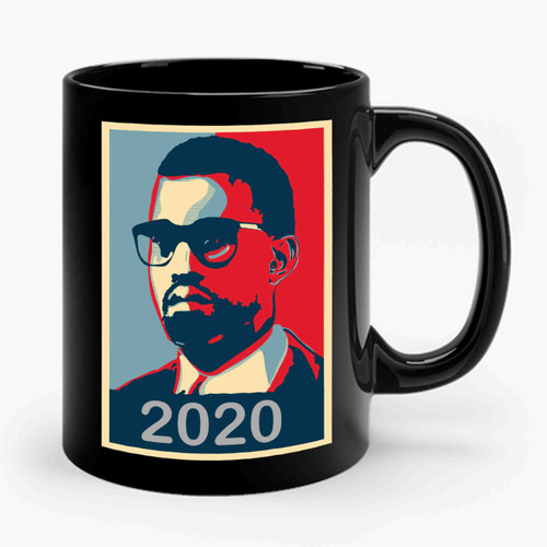 West For President 2020 Kanye West 2020 Presidential Poster Ceramic Mug