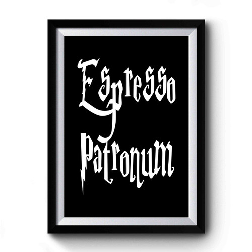 Espresso Patronum Harry Potter 1 Premium Poster