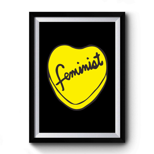 Feminist Heart Premium Poster