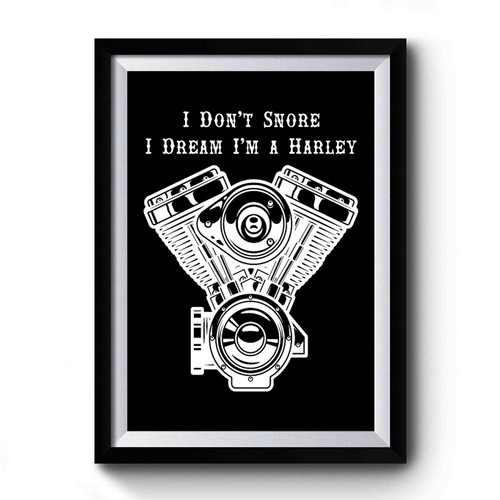 Funny Harley Davidson Gift Boy Friend Gift Motorcyclist Gift Biker Gift Idea Grandpa Gift Birthday Idea Motorcycle Gift Premium Poster