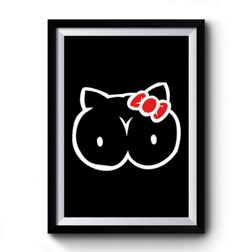 Funny Hello Kitty Wedding Gift Premium Poster