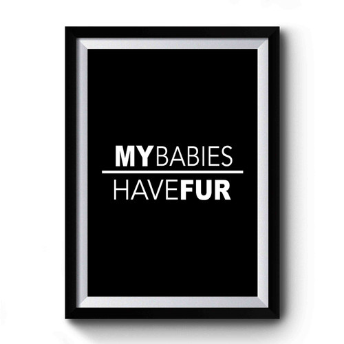 Fur Mama Gog Mom Cat Mom Animal Lovers Fur Mom Premium Poster