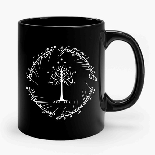 White Tree Gondor Lord Of The Rings Ceramic Mug