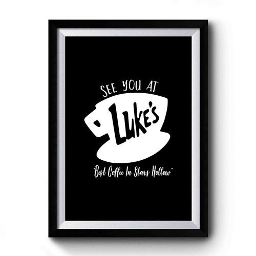Gilmore Girls For The Gilmore Girls Revival Watch Party Luke's Diner Logo Star's Hollow Melissa Mccarthy Lauren Graham Alexis Bledel Premium Poster