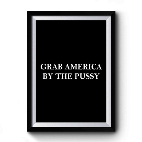Grab America By The Pussy Donald Trump Premium Poster