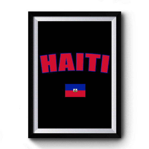 Haiti Juniors Republic Of Haiti Haitian Pride Port- Au- Price Juniors Haiti Soccer Premium Poster