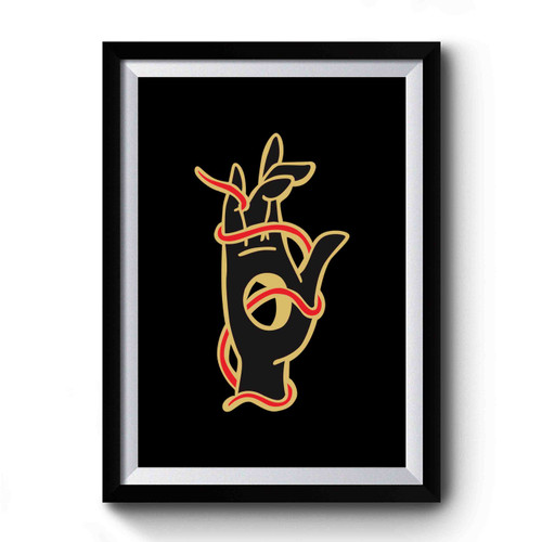 Hand Red String Of Fate Premium Poster