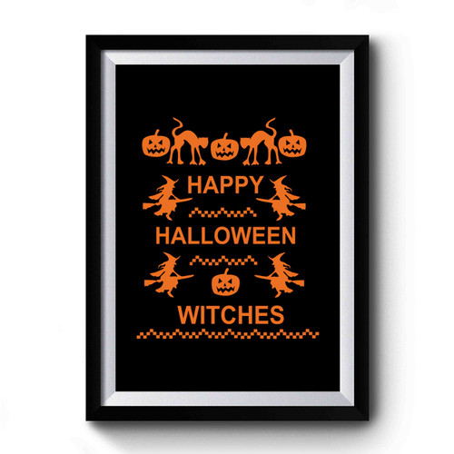 Happy Halloween Witches Premium Poster