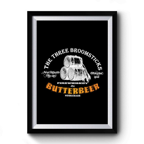 Harry Potter Butterbeer 3 Broomsticks Great For Wizarding World Diagon Alley Comicon Premium Poster