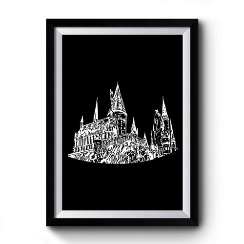 Hogwarts Skyline Harry Potter Premium Poster