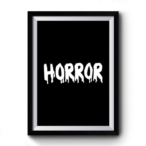 Horror Graphic Grunge Rock Horror Movies Premium Poster