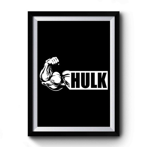 Hulk Cool Fitness Gym Good Vibes Workout Exercise Retro 2 Premium Poster