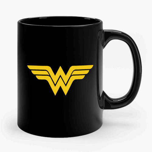 Wonder Woman Justice League Logo Ceramic Mug