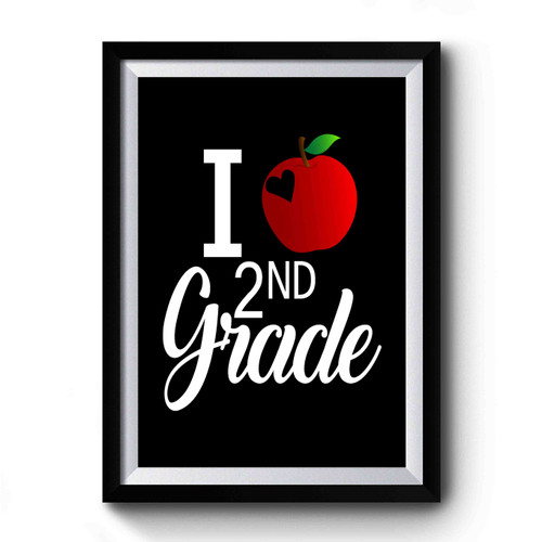 I'm Apple 2nd Grade Teacher Teaching Premium Poster