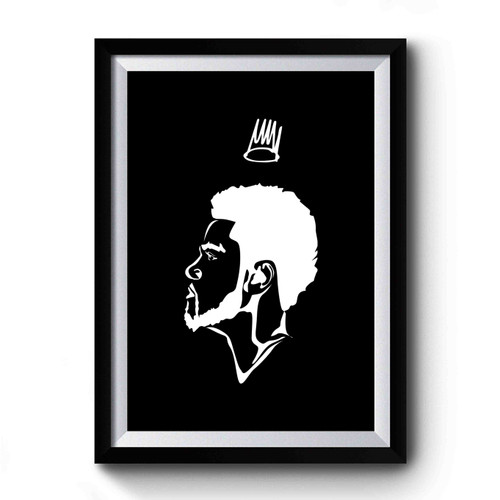 J Cole Cole World Born Sinner Graphic Design Illustration Premium Poster