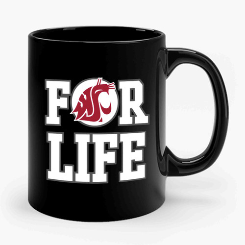 Wsu Football For Life Ceramic Mug