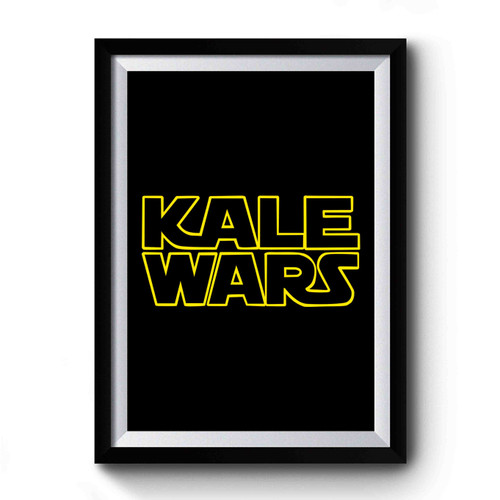 Kale Wars Vegan Gift Plant Based Premium Poster