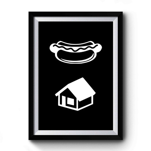 Kevin's Hotdog House Logo Inspired By Ghostbusters Ghost Busters Premium Poster